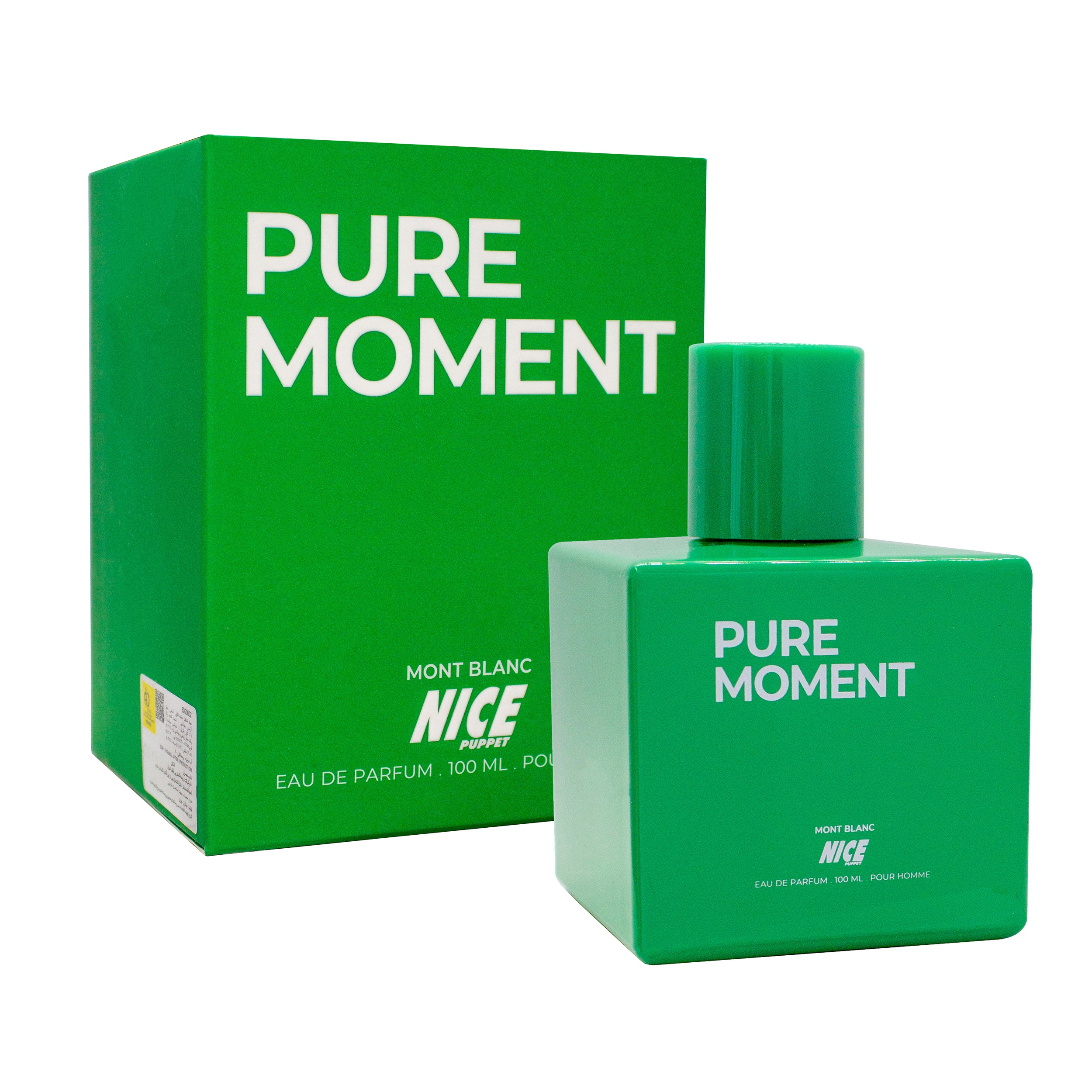 ادو پرفیوم مردانه نایس پاپت مدل mont blanc pure moment حجم 100 میلی لیتر